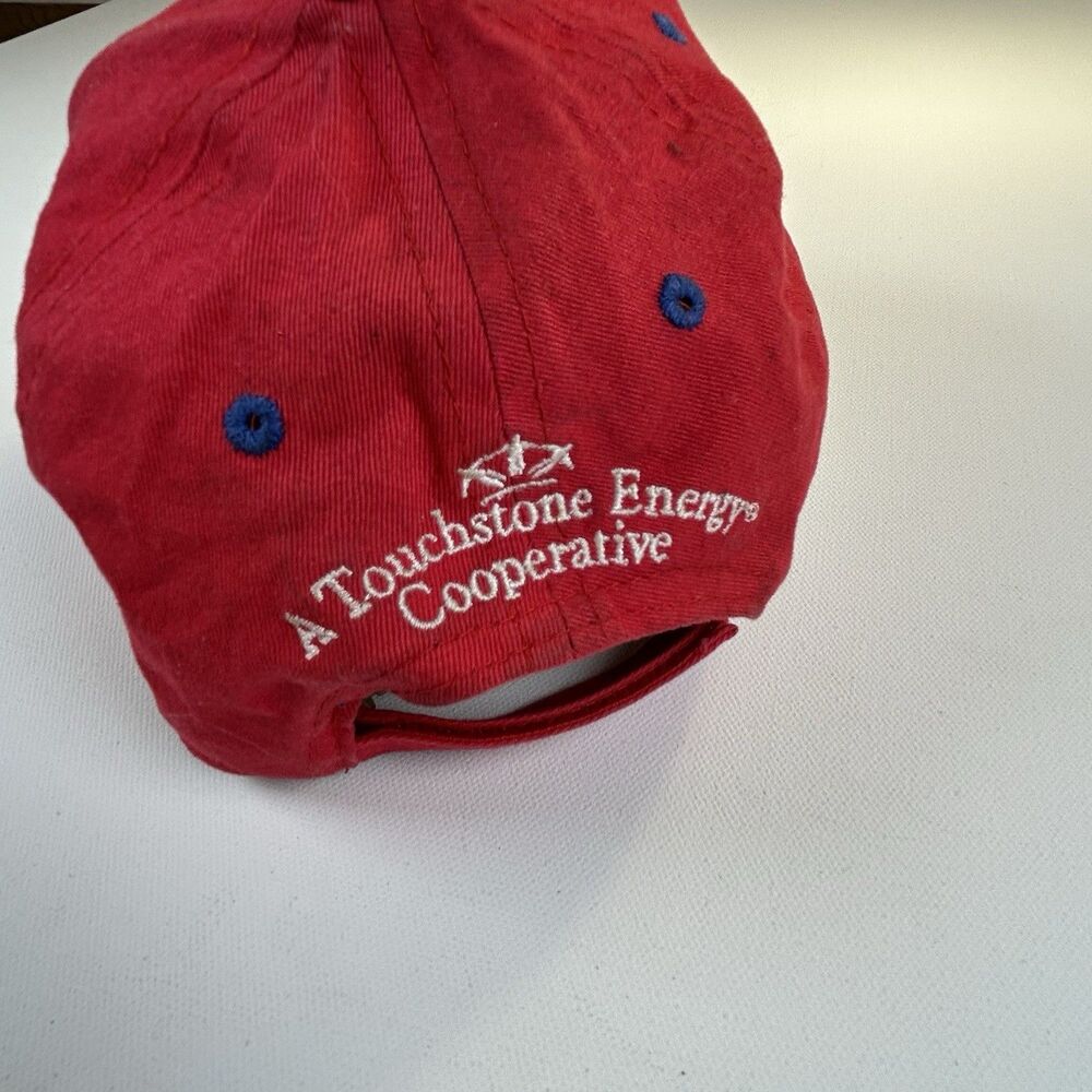 Claiborne Electric Co-op Hat Cap Red Cotton Touchstone Energy Louisiana - Picture 3 of 8